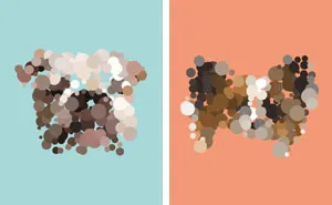 I Create Dot Portraits Of Dogs That Can Only Be Seen From The Distance