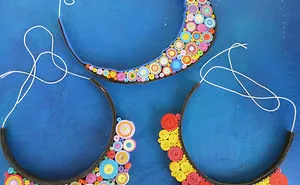 I Use Paper To Create Beautiful Necklaces