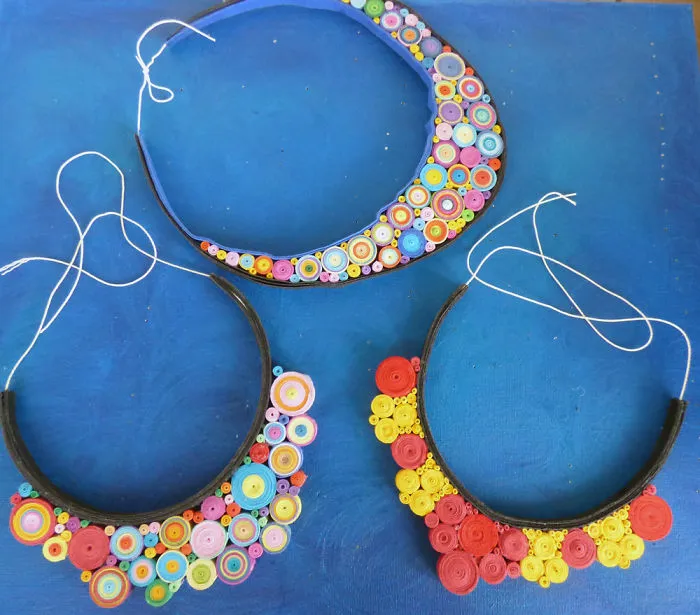 I Use Paper To Create Beautiful Necklaces