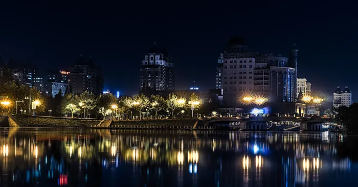 I Captured A Beautiful Night In The City Of Nantong, China