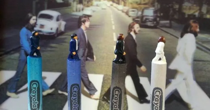 Joyful Crayon Sculptures That I Carve After Spending All Day Taking 911 Calls