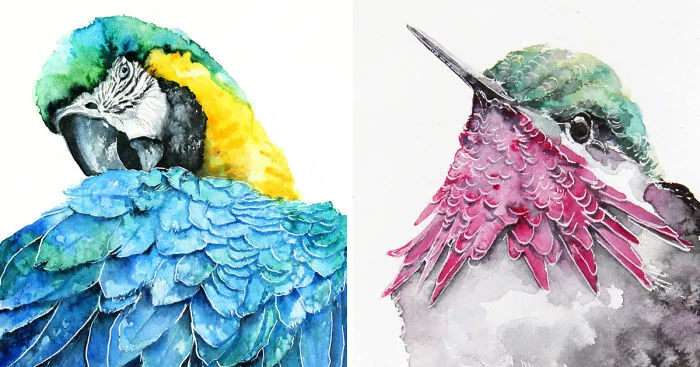 I'm An Architect And I Escape Urban World By Watercoloring Birds