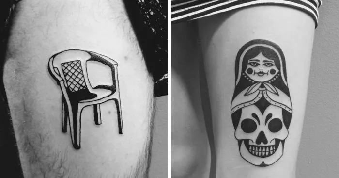 Artist Creates Minimal Tattoos To Show What We Are