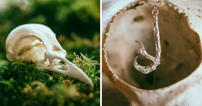 I Immortalize Skulls And Nature In Solid Silver Jewelry