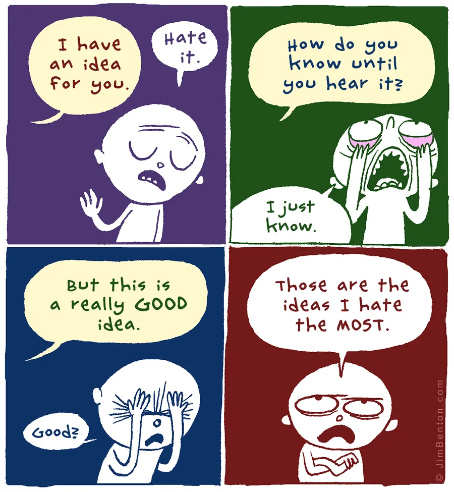 160 Funny Comics By Jim Benton