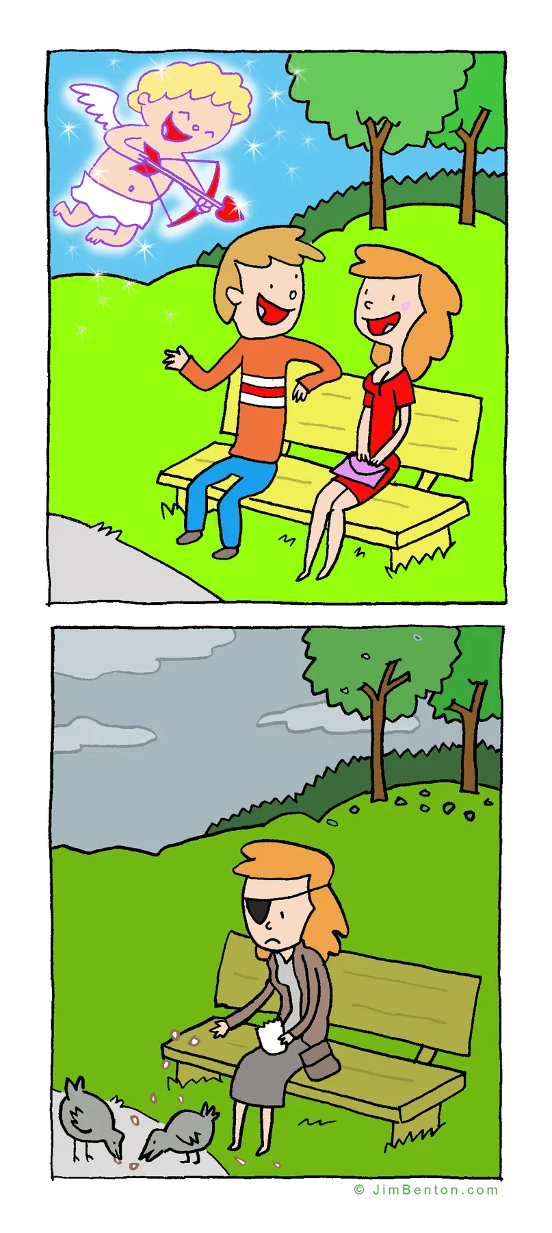 160 Funny Comics By Jim Benton