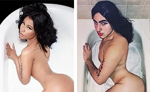 I Recreate Celebrity Fashion From Garbage Bags And Shower Curtains