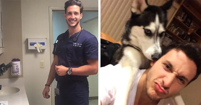 This Hot Doctor And Husky Duo Are Taking The Internet By Storm