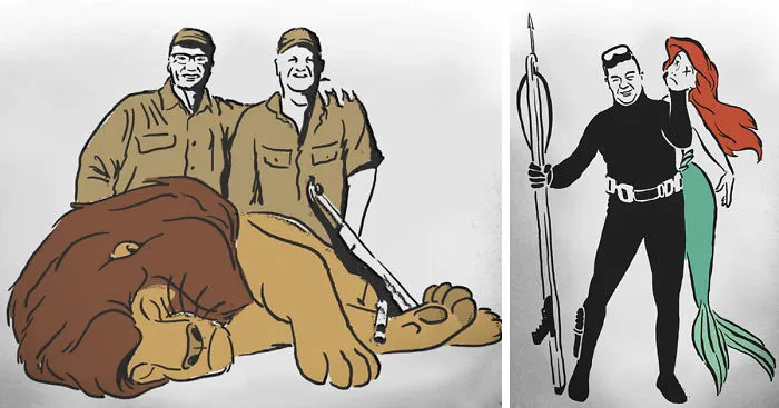 What If Your Favorite Disney Character Was Killed By Hunters?
