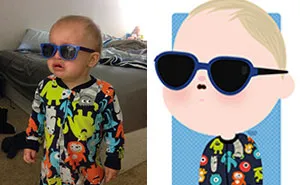 I Take Children’s Photos From The Internet And Turn Them Into Fun Illustrations (Part 2)