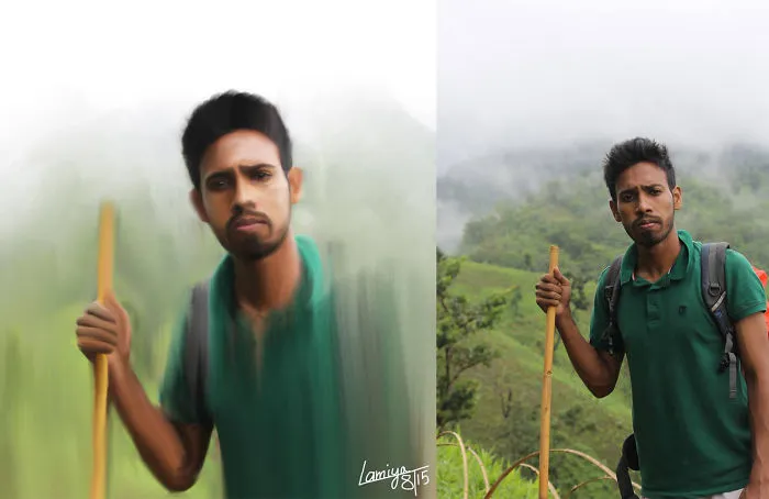 My Photorealistic Potraits Over Photographs Drawn With Adobe Photoshop Cs6