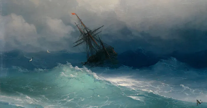 Hypnotizing Translucent Waves In 19th Century Russian Paintings Capture The Raw Power Of The Sea