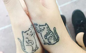 Line Art: Simple Cat Tattoo Designs for Cat Lovers
