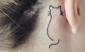 Line Art: Simple Cat Tattoo Designs for Cat Lovers