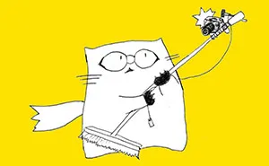 My Imaginary Cat Takes Selfies, Makes Salads, And Mass Protests