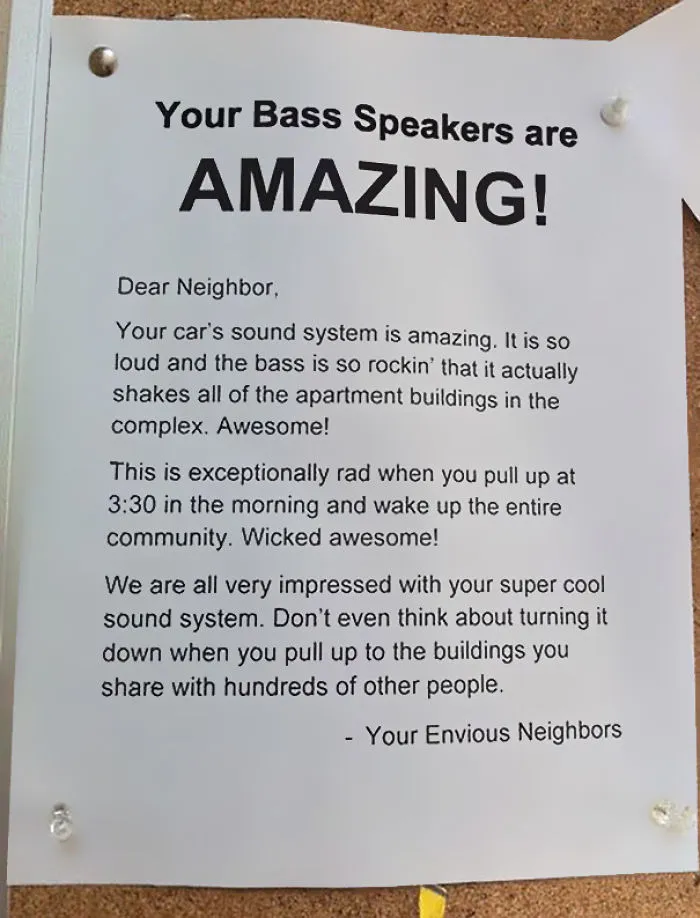 Note To Neighbor