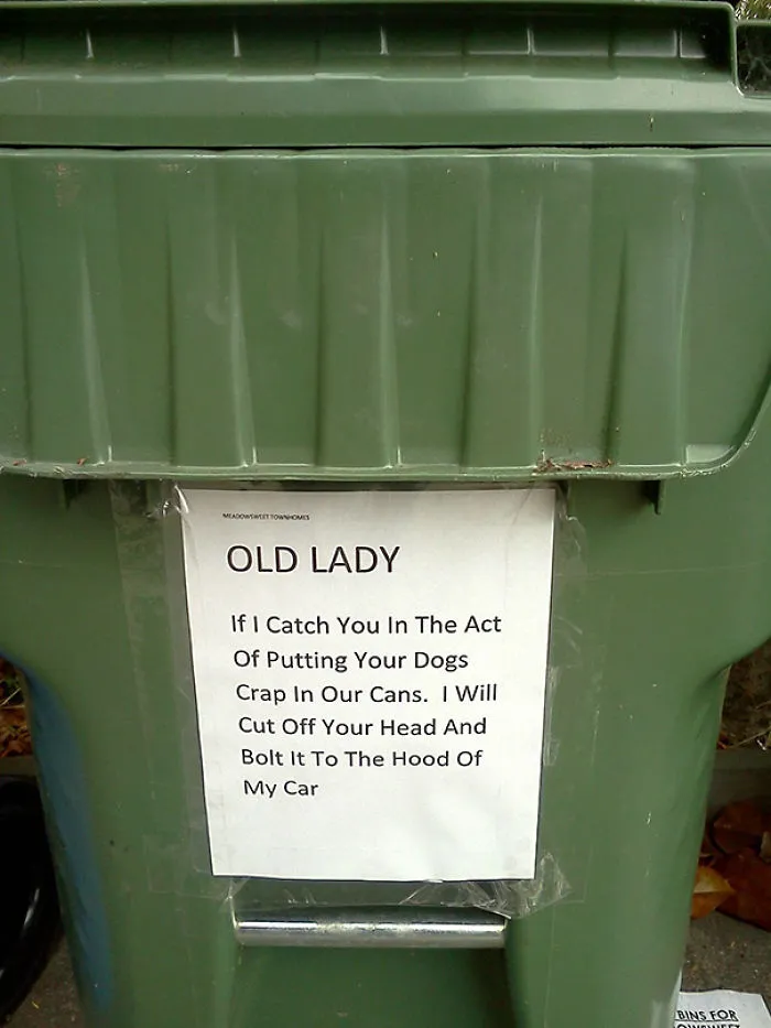 Angry Neighbor Note