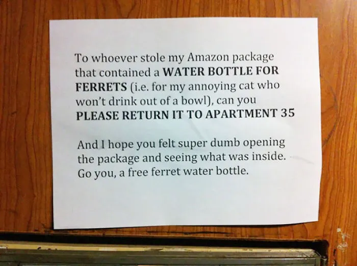 Note To Neighbor