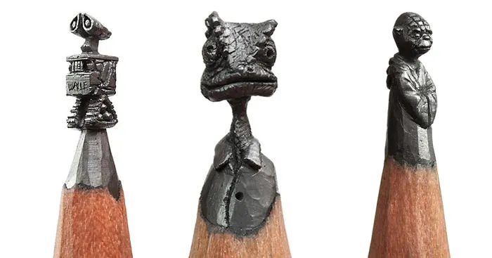 I Turn Pencils Into Miniature Pop-Culture Sculptures