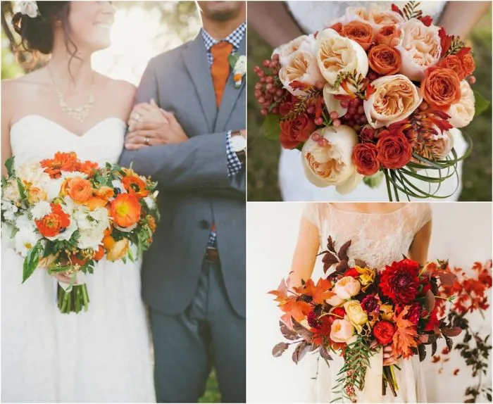 +7 Stunning Autumn Wedding Bouquet Ideas