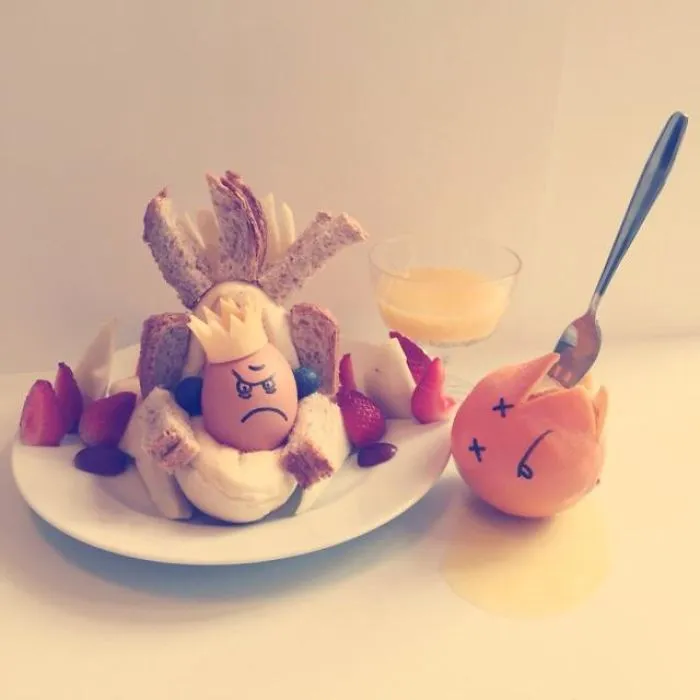 I Make Breakfasts, Bringing You The News Of The Day