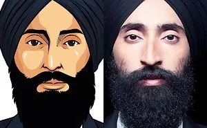 Artist Creates Stunning Illustrations Of His Sikh Friends