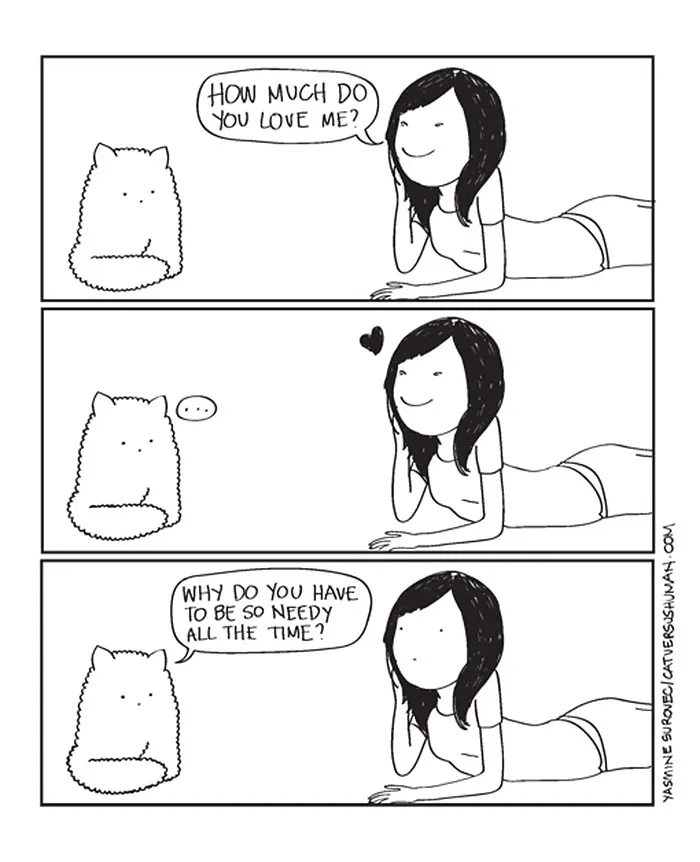 58 Funny Comics Reveal The Reality Of Owning A Cat