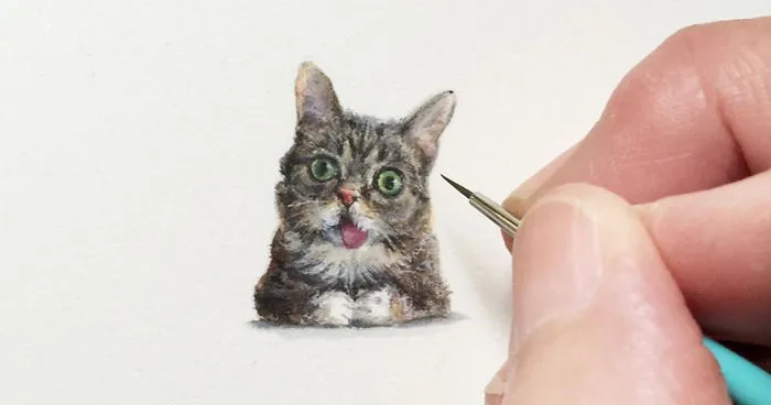 Unbelievably Tiny Paintings By Karen Libecap