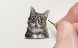 Unbelievably Tiny Paintings By Karen Libecap