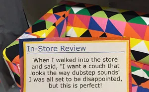 Guy Trolls IKEA By Putting Fake In-Store Reviews All Over The Place