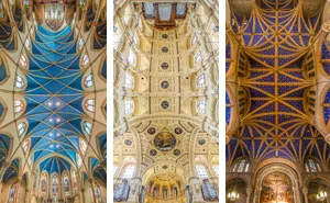 Vertical Panoramas of New York Churches by Richard Silver Inspired By Pope's Visit