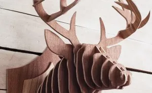 Wooden Deer 3d Puzzle - Awesome Gift For Deer Lovers