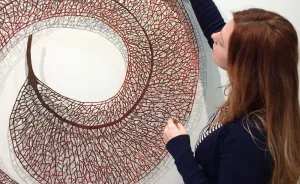I Use A Sewing Machine To Capture Nature's Fragile Beauty With Embroidery