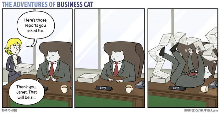 How Your Office Would Look If Your Boss Was A Cat