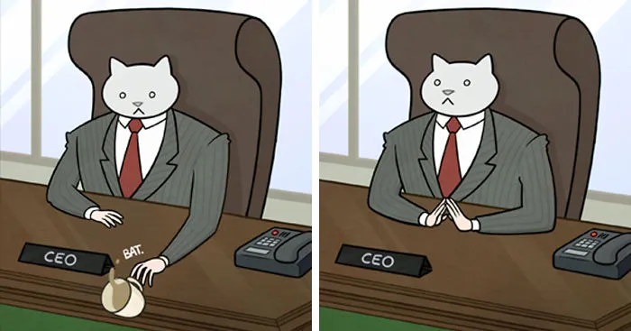 How Your Office Would Look If Your Boss Was A Cat