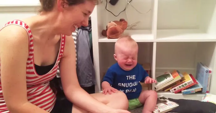 Baby Loves Literature So Much That He Cries Every Time A Book Ends