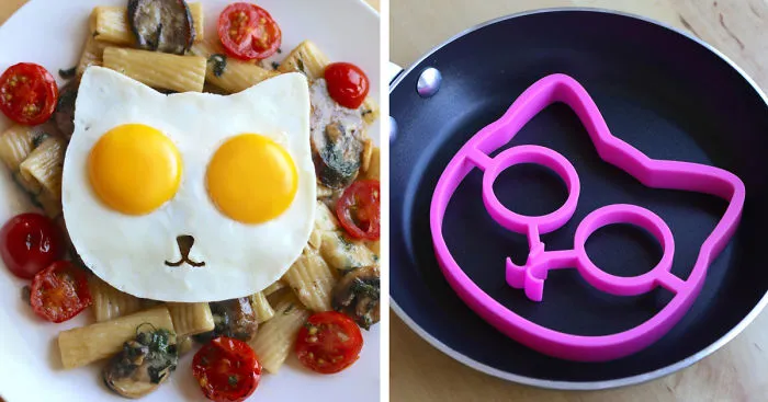 Cat-Shaped Egg Mold Lets You Make Breakfast Kitty-Side Up