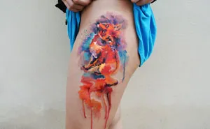 One Day, One Tattoo: Czech Artist Makes Sure Each Watercolor Tattoo Is Perfect