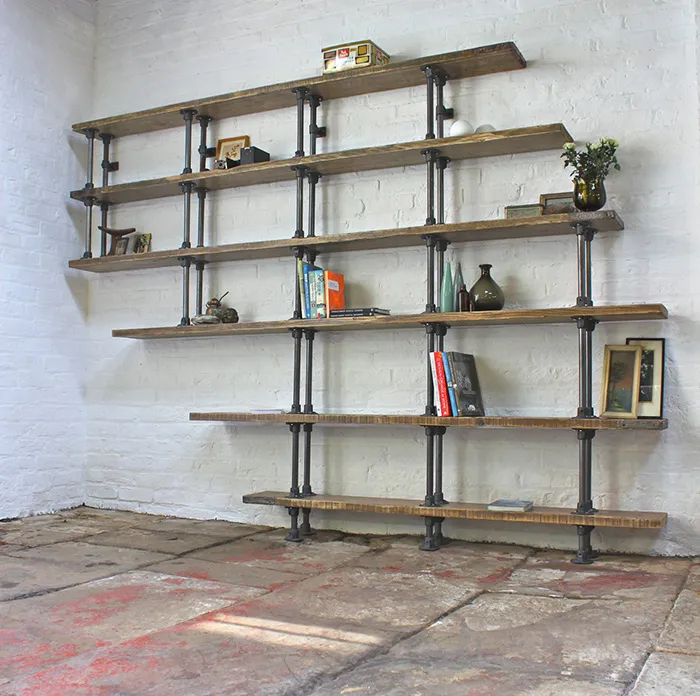 Steel Pipe Shelf
