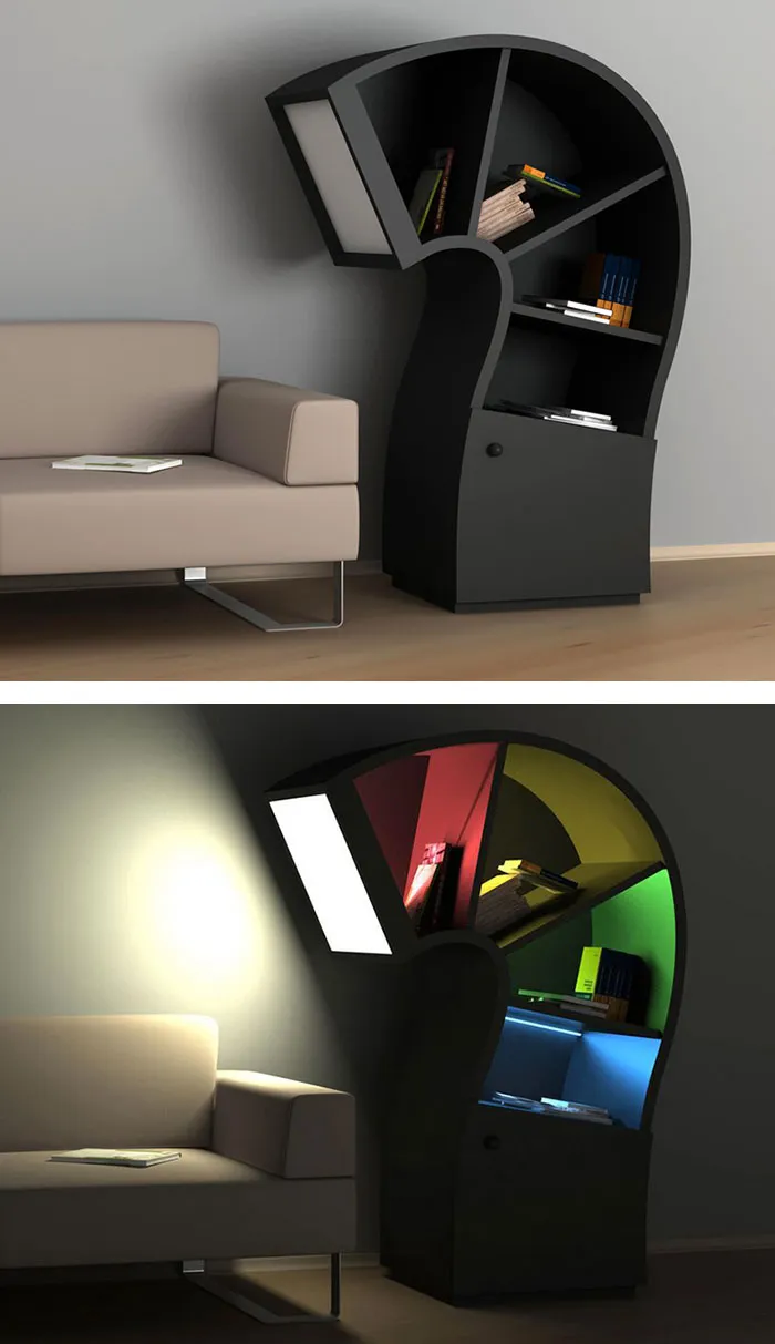 Lamp Bookshelf