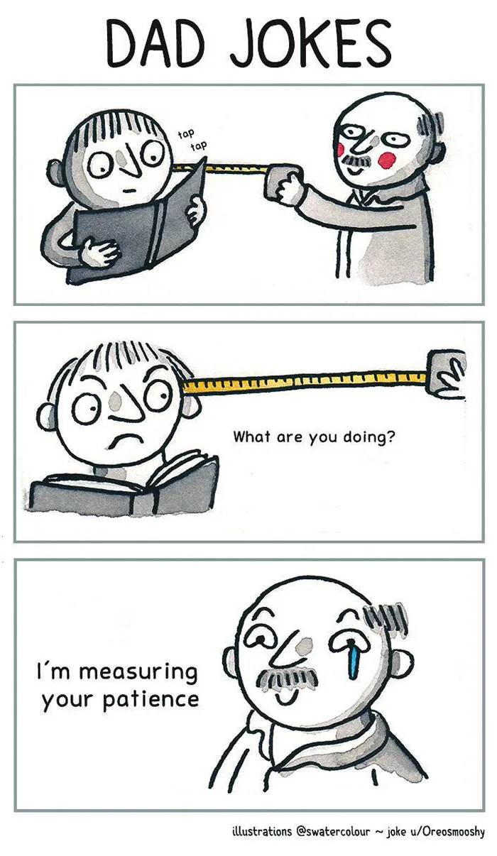 Dad Jokes Illustrated By 'Shitty Watercolour' Artist