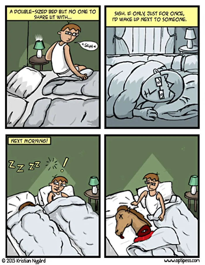 Depression Explained In Simple Comics By Optipess