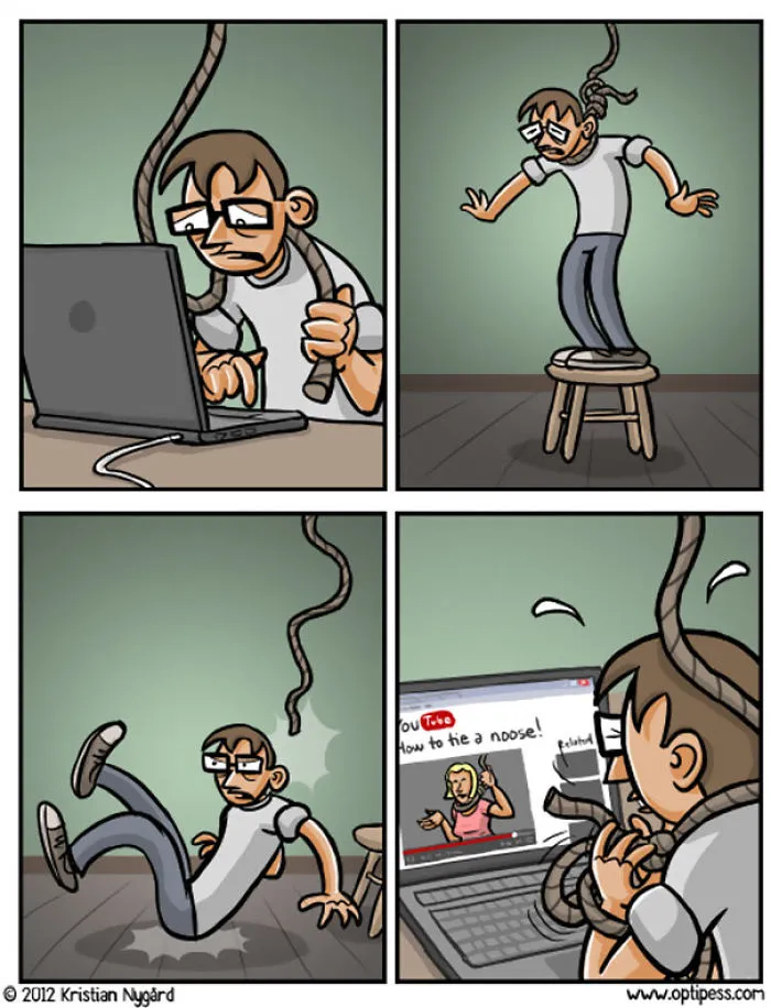 Depression Explained In Simple Comics By Optipess