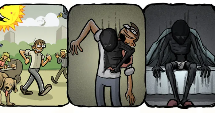 Depression Explained In Simple Comics By Optipess