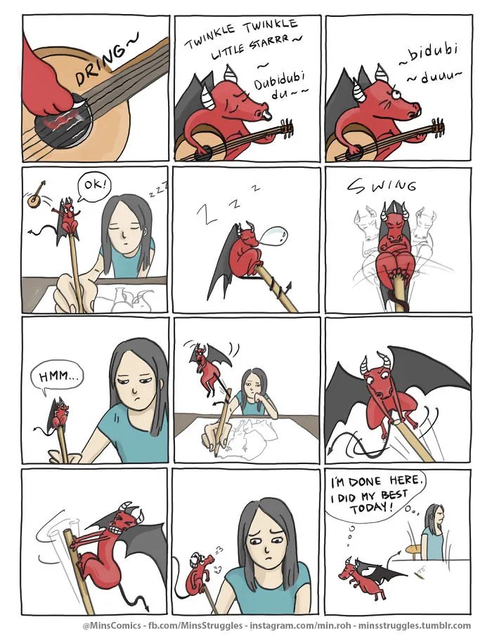 I Made A Comic About My Fight Against My Inner Demons