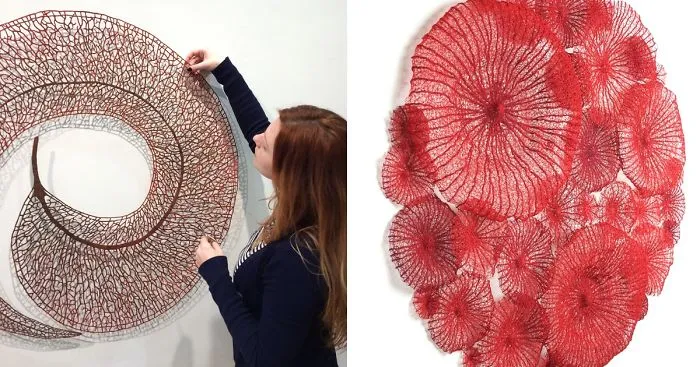 I Use A Sewing Machine To Capture Nature's Fragile Beauty With Embroidery