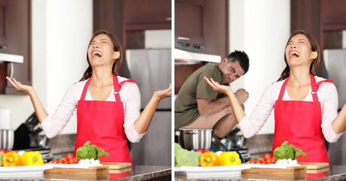 I Photobomb Stock Images To Inject Some Reality Into Them (Part 2)