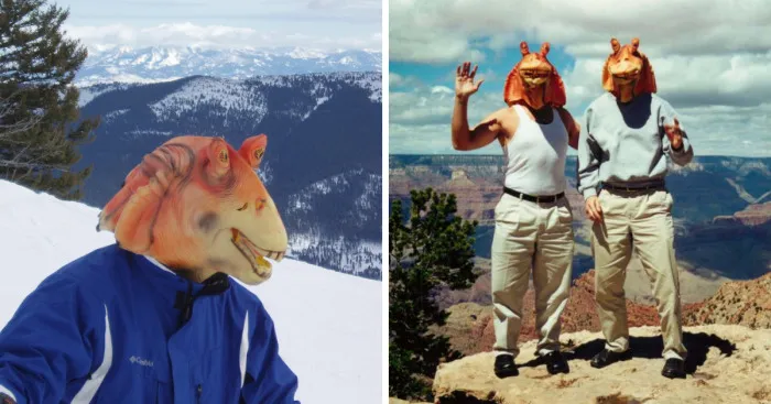 Jar Jar Binks And His Friends Travel Around The World
