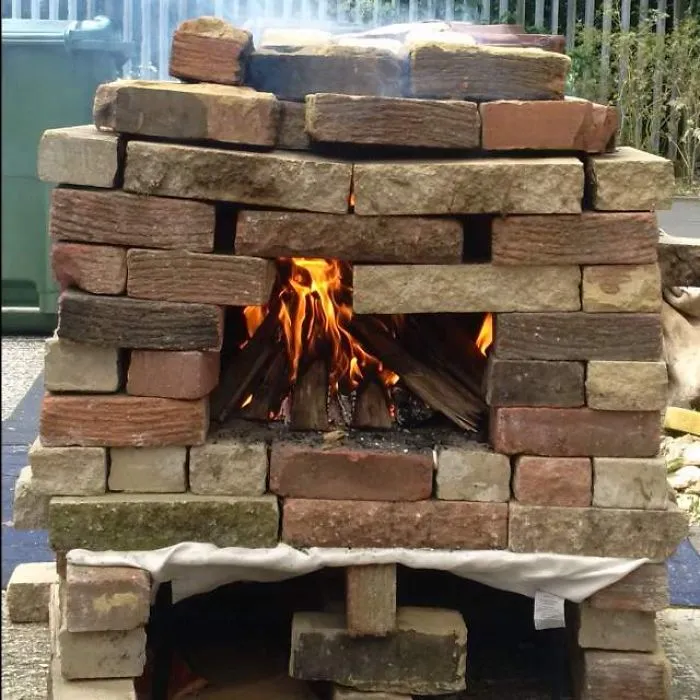Van Plus Free Bricks = Bbq Oven