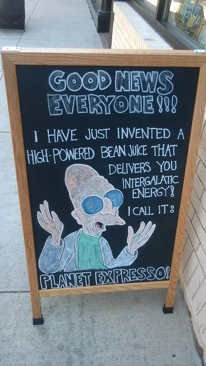 Utside Of A Coffee Shop In Boston